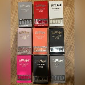 NWT Lot of 9 boxes of Red Aspen Nail Dashes